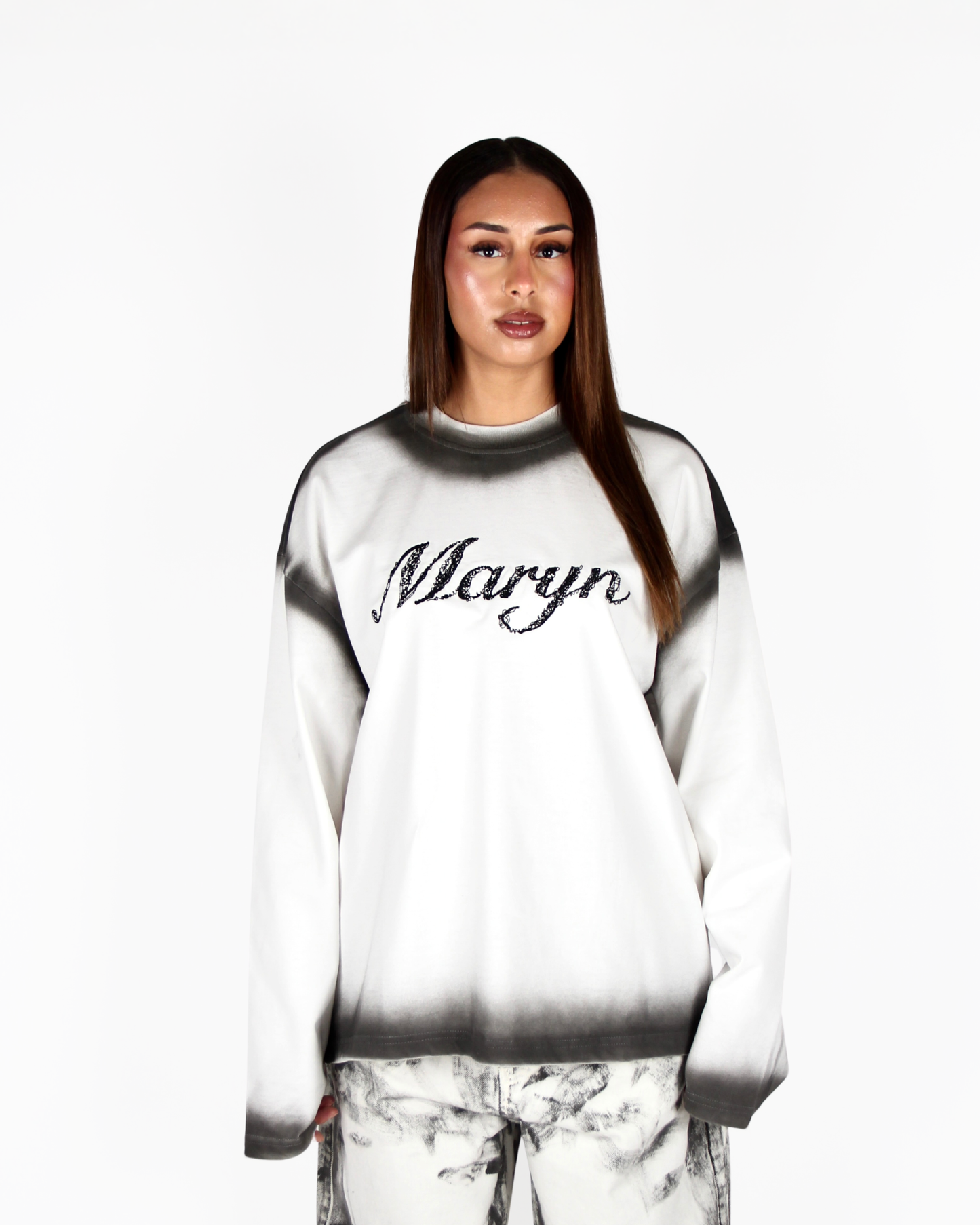 MTL Washed Longsleeve Ecru/Black