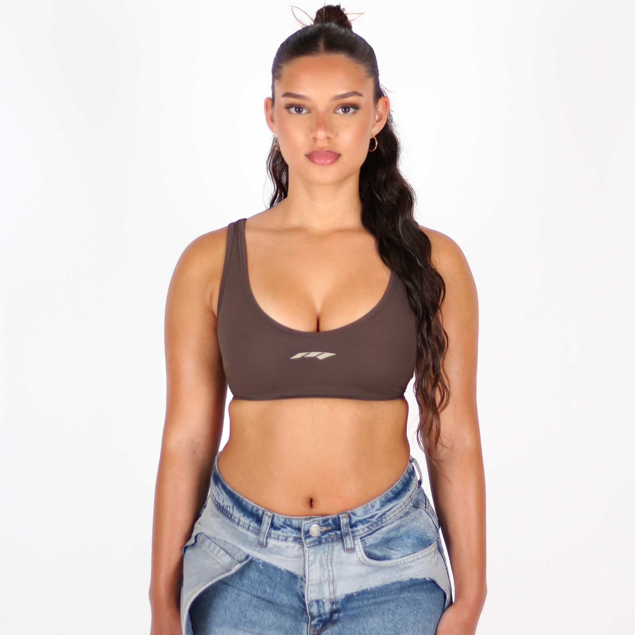 MTL Mini Logo Top Taupe