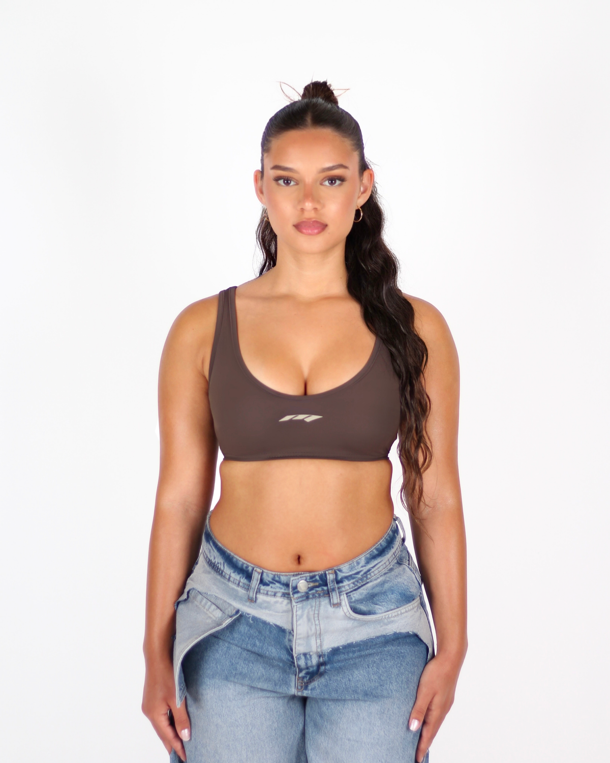MTL Mini Logo Top Taupe