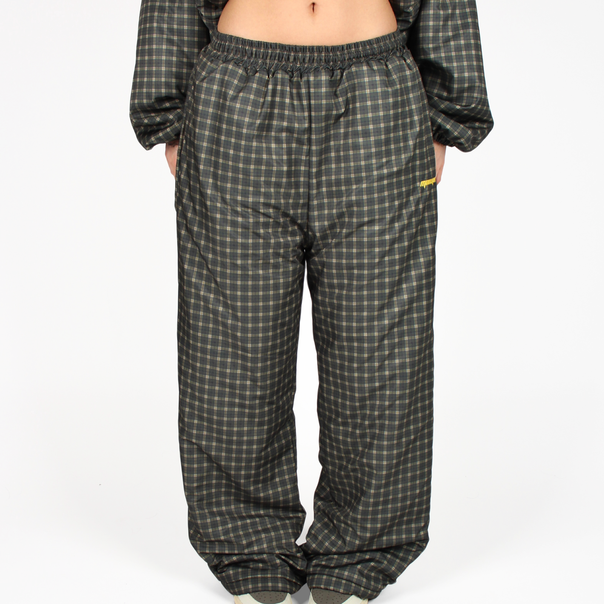 PRE-ORDER MTL Reversible Checked Pants Green