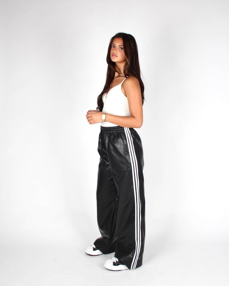 MTL Lux Leather Pants Black