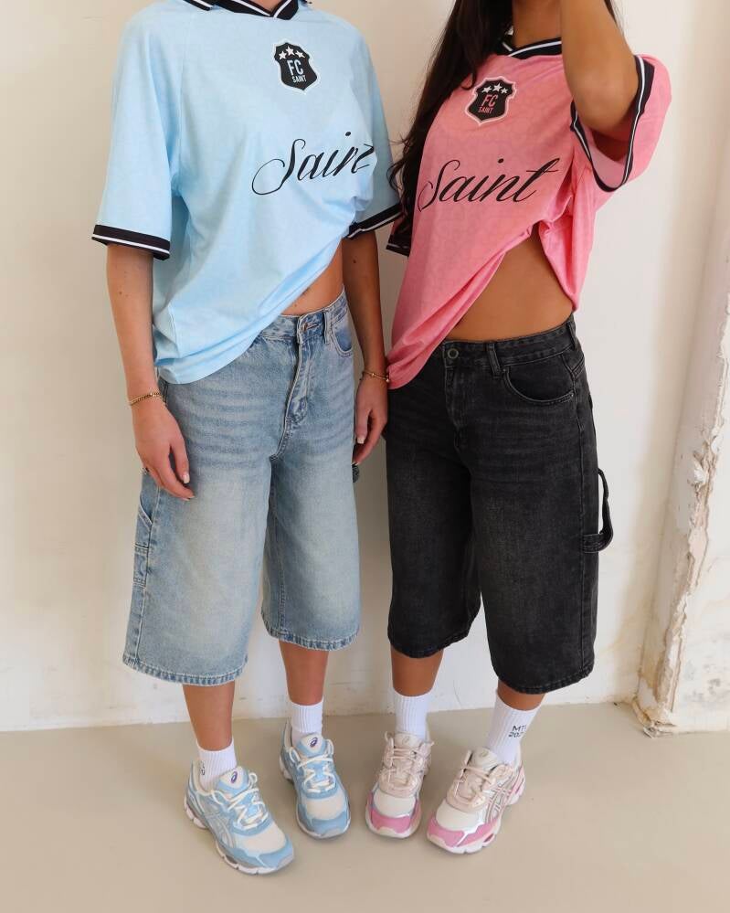 Quinn Jorts Blue
