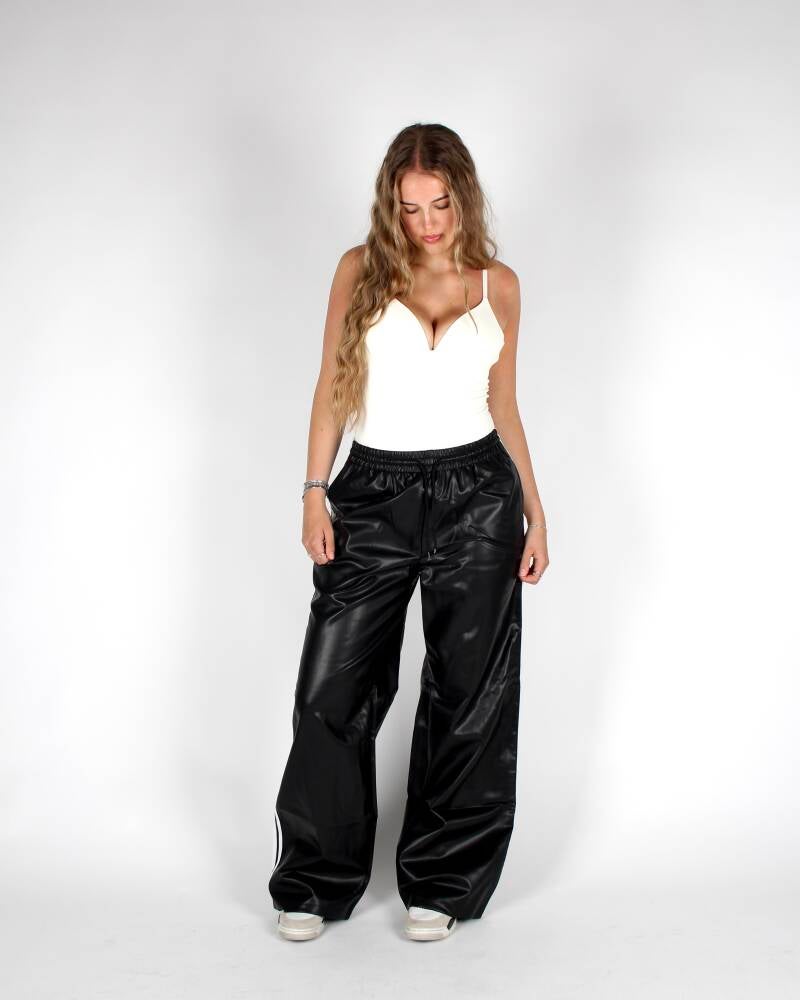 MTL Lux Leather Pants Black